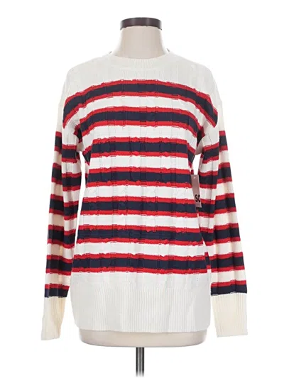Pre-owned Sonoma Goods For Life Pullover Sweater In White