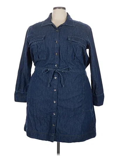 Pre-owned Sonoma Goods For Life Romper In Blue