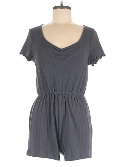 Pre-owned Sonoma Goods For Life Romper In Gray