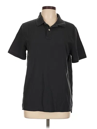 Pre-owned Sonoma Goods For Life Short Sleeve Polo Shirt In Black