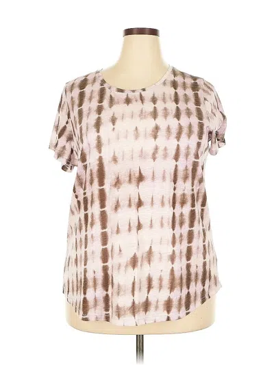 Pre-owned Sonoma Goods For Life Short Sleeve T-shirt In Brown