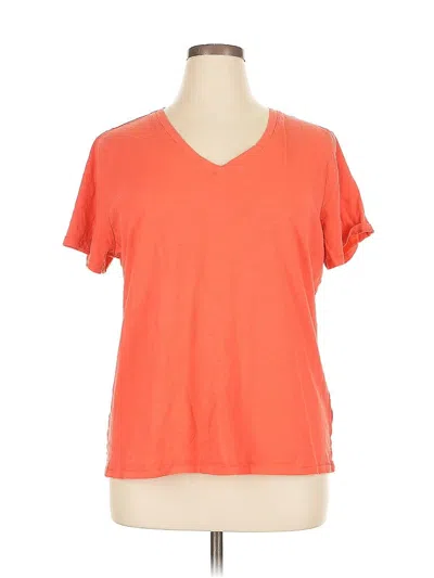 Pre-owned Sonoma Goods For Life Short Sleeve T-shirt In Orange