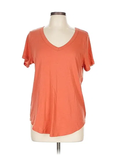 Pre-owned Sonoma Goods For Life Short Sleeve T-shirt In Orange