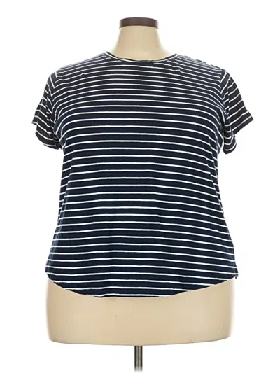 Pre-owned Sonoma Goods For Life Short Sleeve T-shirt In Blue