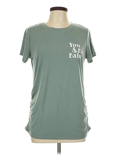 Pre-owned Sonoma Goods For Life Short Sleeve T-shirt In Green