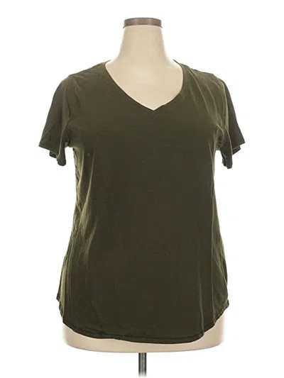 Pre-owned Sonoma Goods For Life Short Sleeve T-shirt In Green