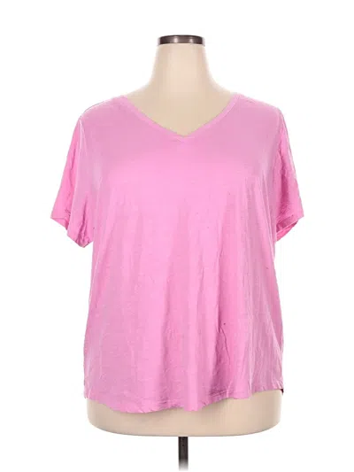 Pre-owned Sonoma Goods For Life Short Sleeve T-shirt In Pink
