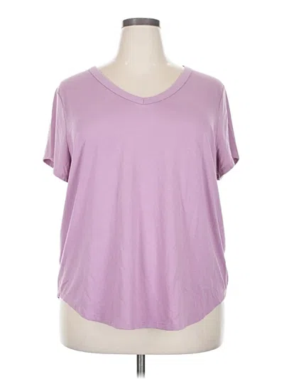 Pre-owned Sonoma Goods For Life Short Sleeve T-shirt In Purple
