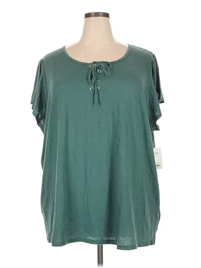 Sonoma Goods For Life Short Sleeve T-shirt In Teal