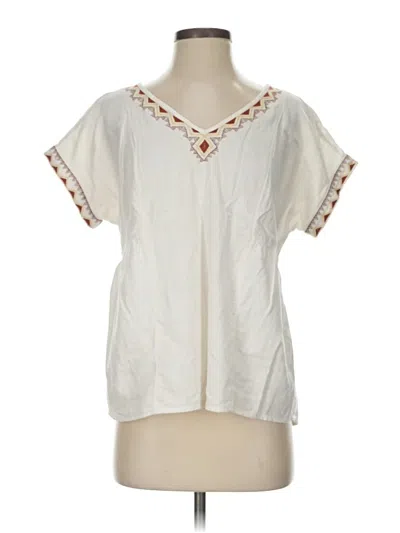 Pre-owned Sonoma Goods For Life Short Sleeve T-shirt In White