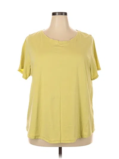 Pre-owned Sonoma Goods For Life Short Sleeve T-shirt In Yellow
