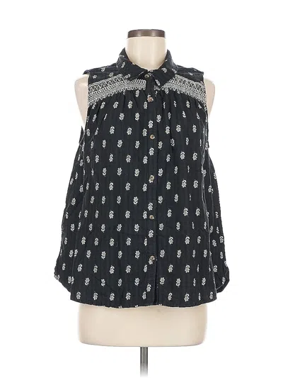 Pre-owned Sonoma Goods For Life Sleeveless Blouse In Black