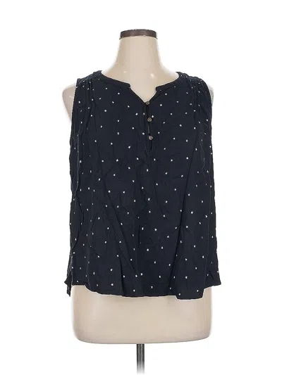 Pre-owned Sonoma Goods For Life Sleeveless Blouse In Black