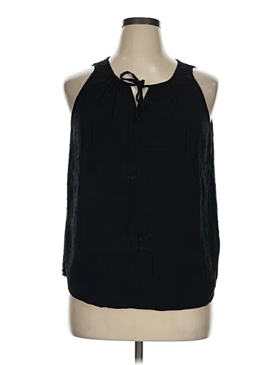 Pre-owned Sonoma Goods For Life Sleeveless Blouse In Black