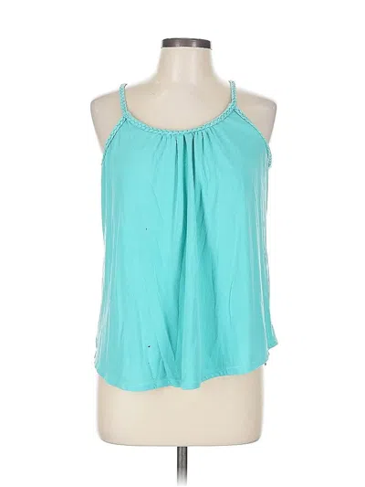 Pre-owned Sonoma Goods For Life Sleeveless Blouse In Blue