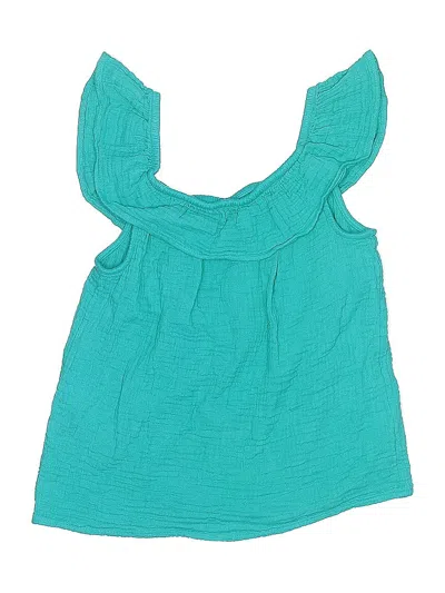 Pre-owned Sonoma Goods For Life Kids' Sleeveless Blouse In Blue