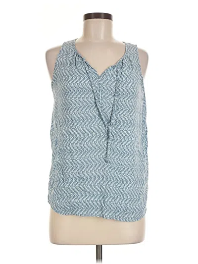 Pre-owned Sonoma Goods For Life Sleeveless Blouse In Blue