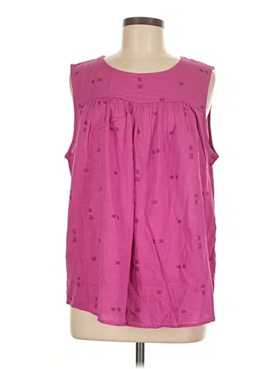 Pre-owned Sonoma Goods For Life Sleeveless Blouse In Pink