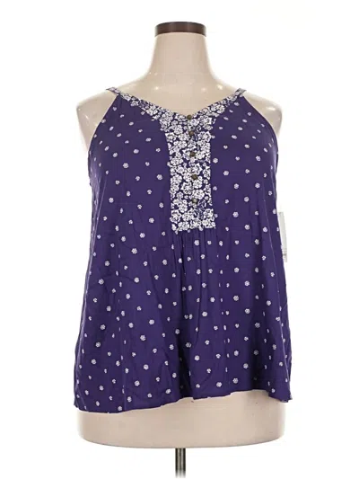 Sonoma Goods For Life Sleeveless Blouse In Purple