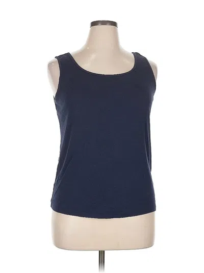 Pre-owned Sonoma Goods For Life Sleeveless T-shirt In Blue