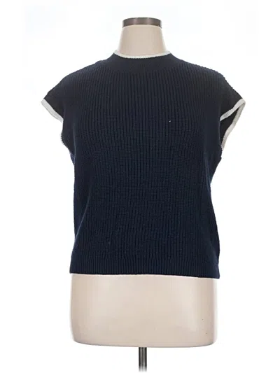 Pre-owned Sonoma Goods For Life Sweater Vest In Blue
