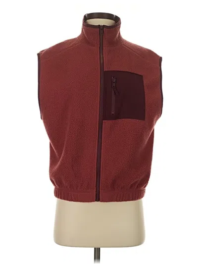 Pre-owned Sonoma Goods For Life Sweater Vest In Burgundy