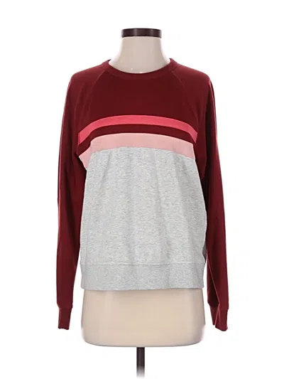 Pre-owned Sonoma Goods For Life Sweatshirt In Burgundy