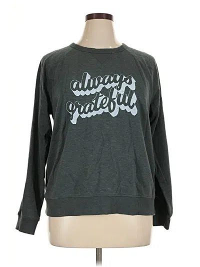Pre-owned Sonoma Goods For Life Sweatshirt In Gray