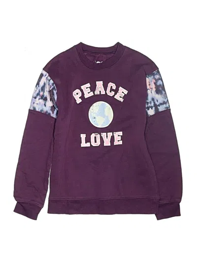 Pre-owned Sonoma Goods For Life Kids' Sweatshirt In Purple