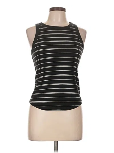 Pre-owned Sonoma Goods For Life Tank Top Black Halter Neckline Tops