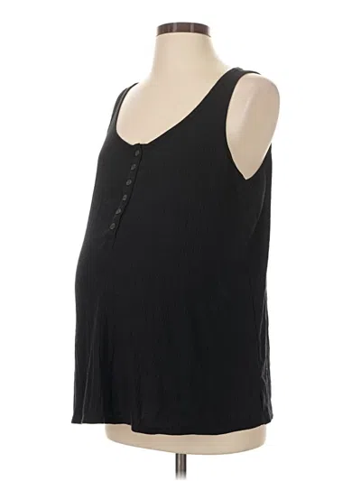 Pre-owned Sonoma Goods For Life Tank Top Black Strapless Neckline Tops