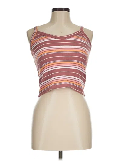Pre-owned Sonoma Goods For Life Tank Top Brown Strapless Neckline Tops