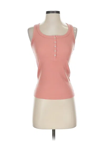 Pre-owned Sonoma Goods For Life Tank Top Pink Strapless Neckline Tops