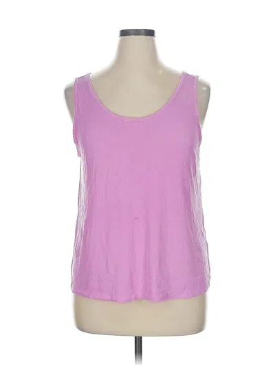Pre-owned Sonoma Goods For Life Tank Top Pink Strapless Neckline Tops