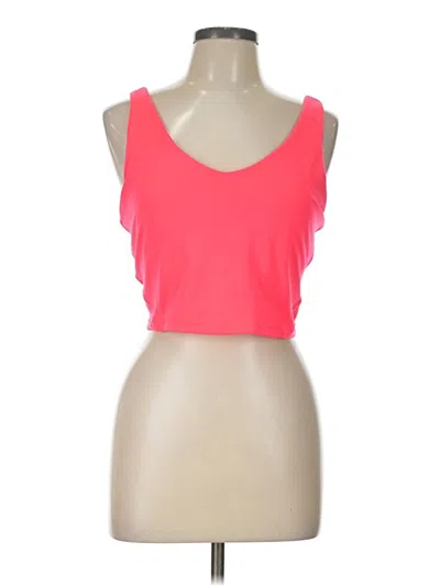 Pre-owned Sonoma Goods For Life Tank Top Pink Strapless Neckline Tops