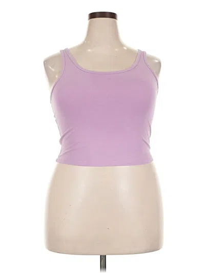 Pre-owned Sonoma Goods For Life Tank Top Purple Strapless Neckline Tops