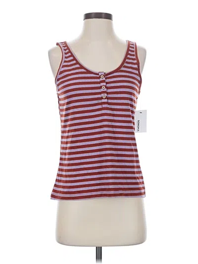 Sonoma Goods For Life Tank Top Red Sweetheart Neckline Tops