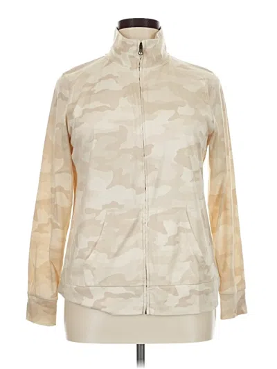 Pre-owned Sonoma Goods For Life Track Jacket In Gold