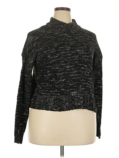 Pre-owned Sonoma Goods For Life Turtleneck Sweater In Black