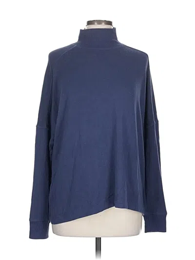 Pre-owned Sonoma Goods For Life Turtleneck Sweater In Blue