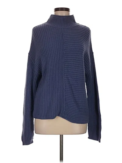 Pre-owned Sonoma Goods For Life Turtleneck Sweater In Blue