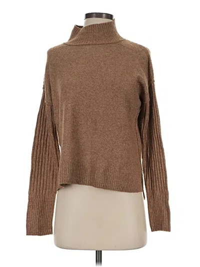 Pre-owned Sonoma Goods For Life Turtleneck Sweater In Brown