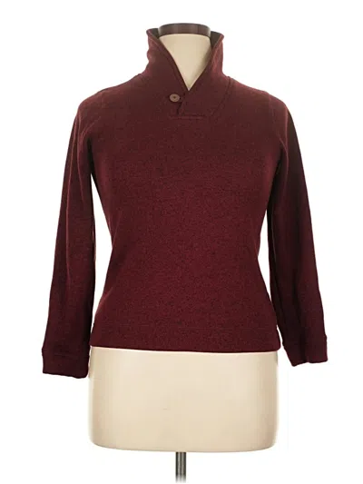 Pre-owned Sonoma Goods For Life Turtleneck Sweater In Burgundy