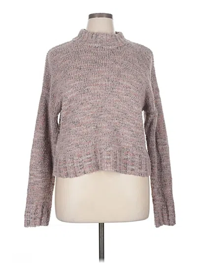 Pre-owned Sonoma Goods For Life Turtleneck Sweater In Gray