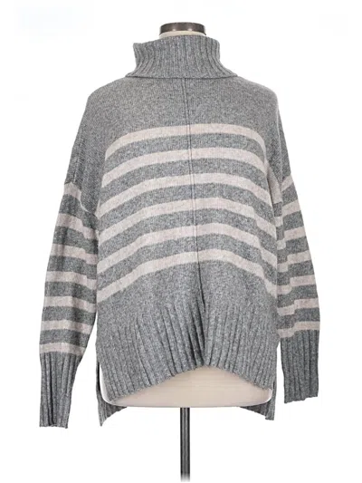 Pre-owned Sonoma Goods For Life Turtleneck Sweater In Gray