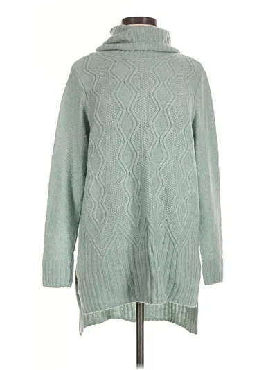 Pre-owned Sonoma Goods For Life Turtleneck Sweater In Green