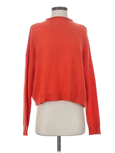 Pre-owned Sonoma Goods For Life Turtleneck Sweater In Orange