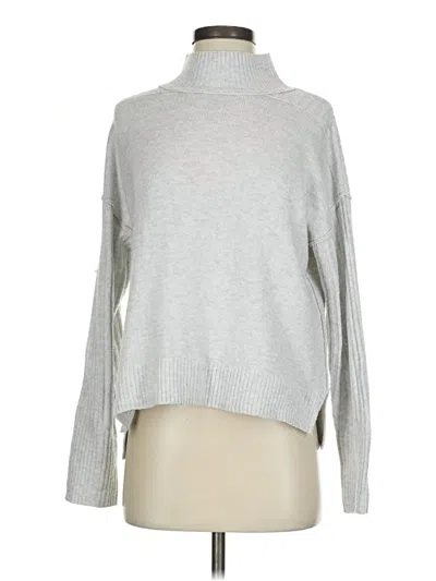 Pre-owned Sonoma Goods For Life Turtleneck Sweater In Silver