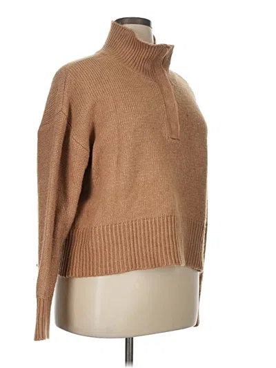 Pre-owned Sonoma Goods For Life Turtleneck Sweater In Tan