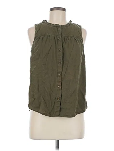 Pre-owned Sonoma Goods For Life Vest In Green